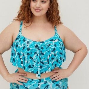 NWT Torrid Disney Little Mermaid Swim Top